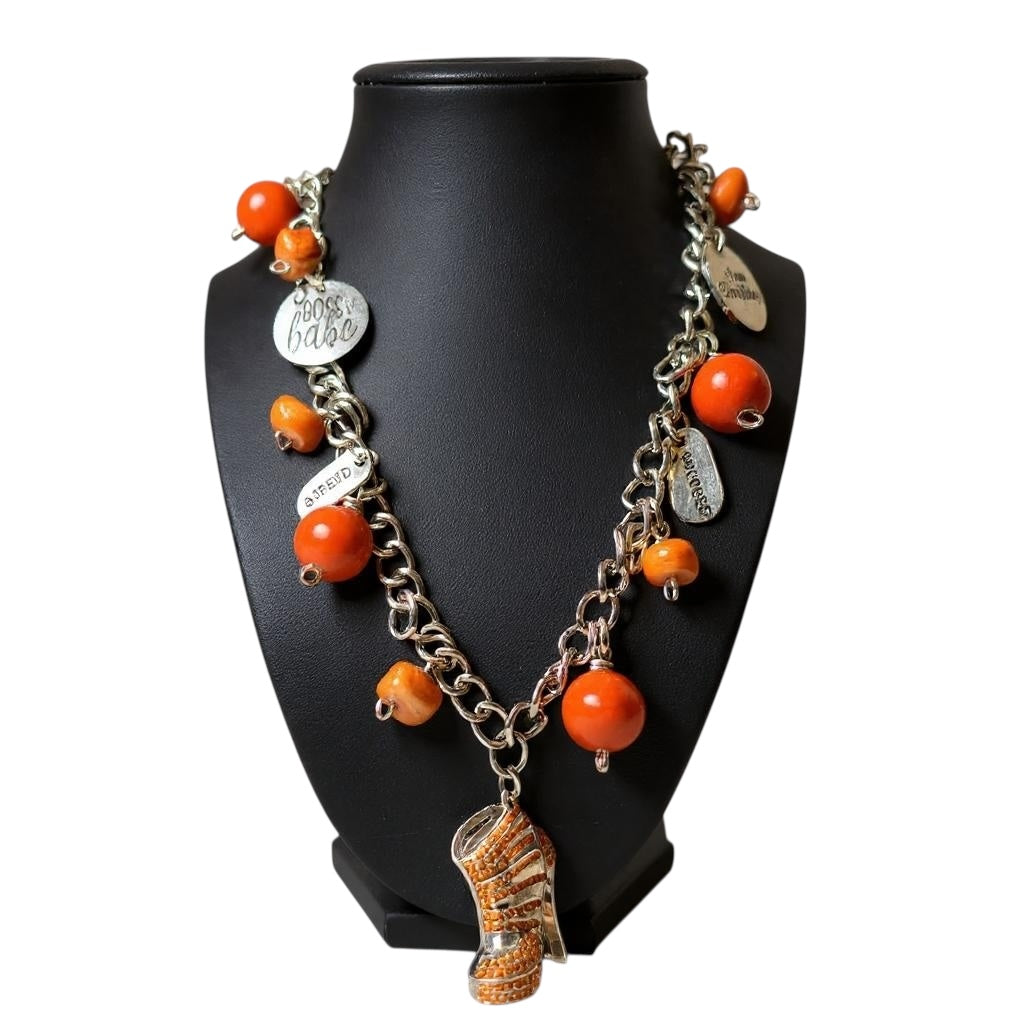 24” Empowerment charm chain necklace