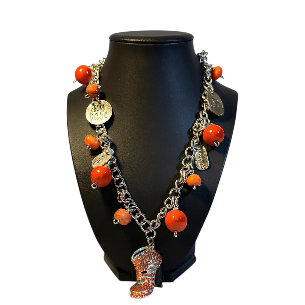 24” Empowerment charm chain necklace