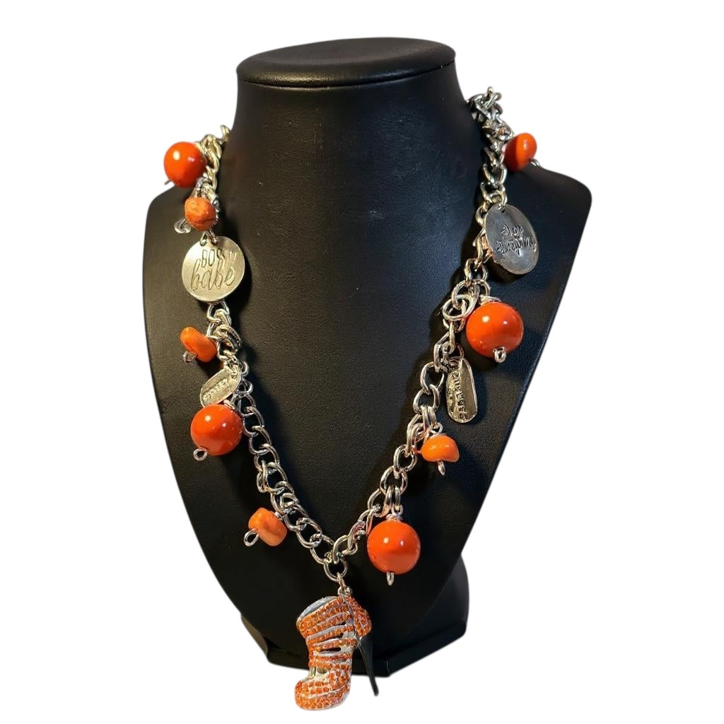 24” Empowerment charm chain necklace