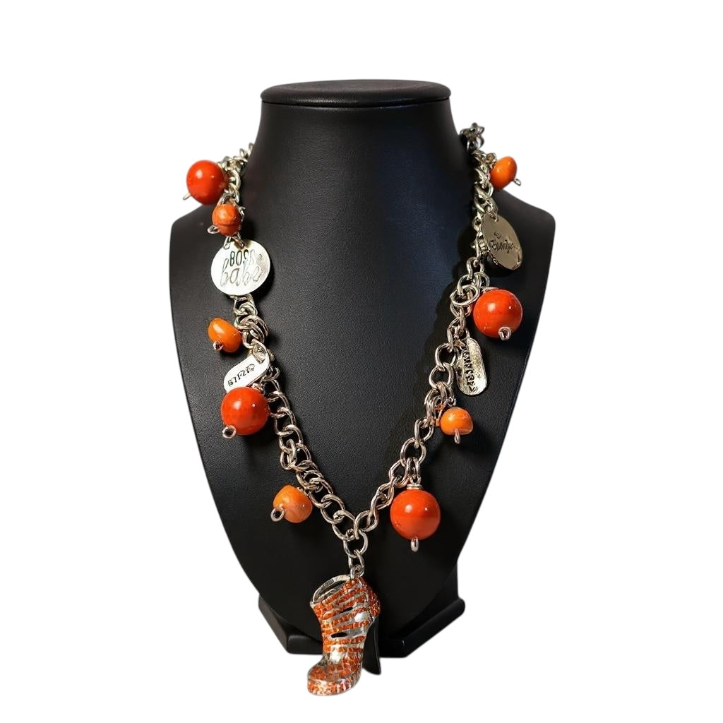 24” Empowerment charm chain necklace