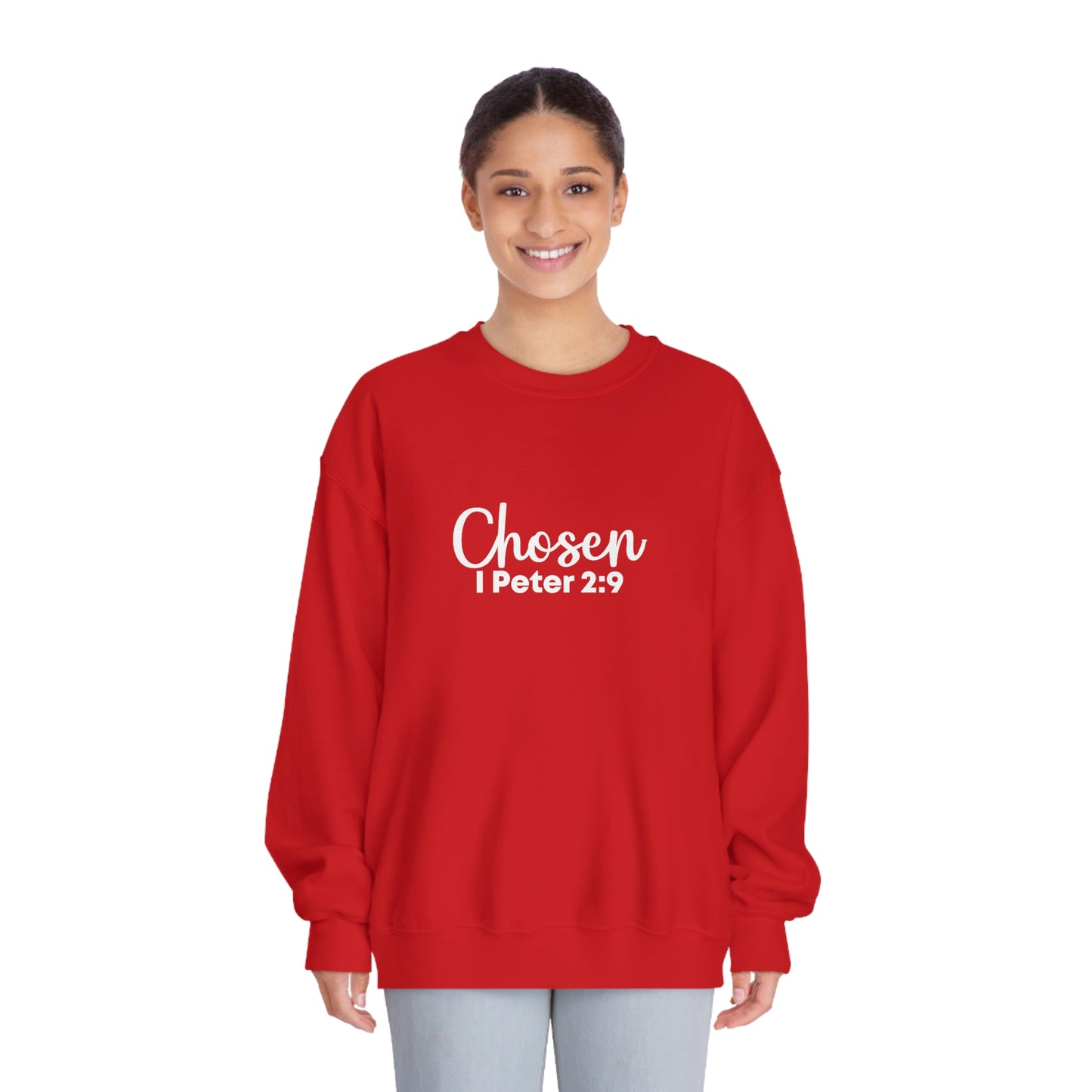 Chosen Unisex DryBlend® Crewneck Sweatshirt