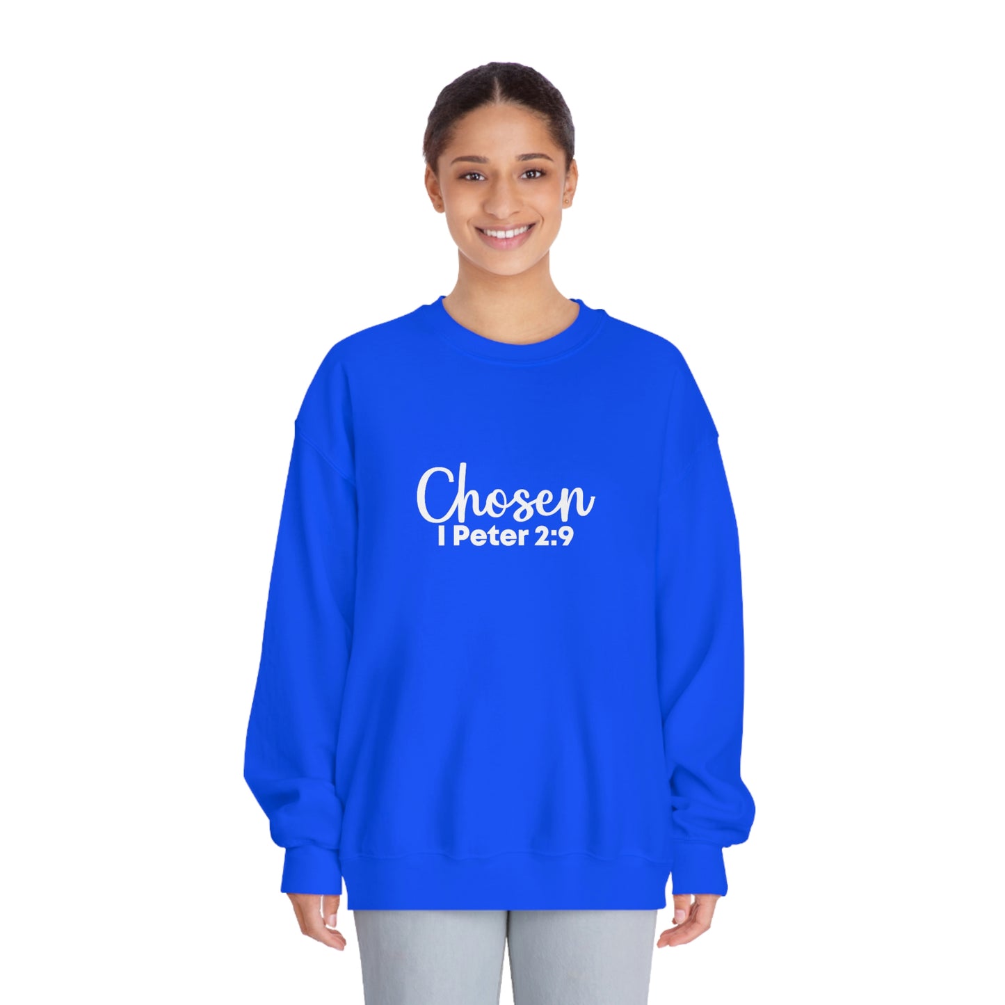 Chosen Unisex DryBlend® Crewneck Sweatshirt