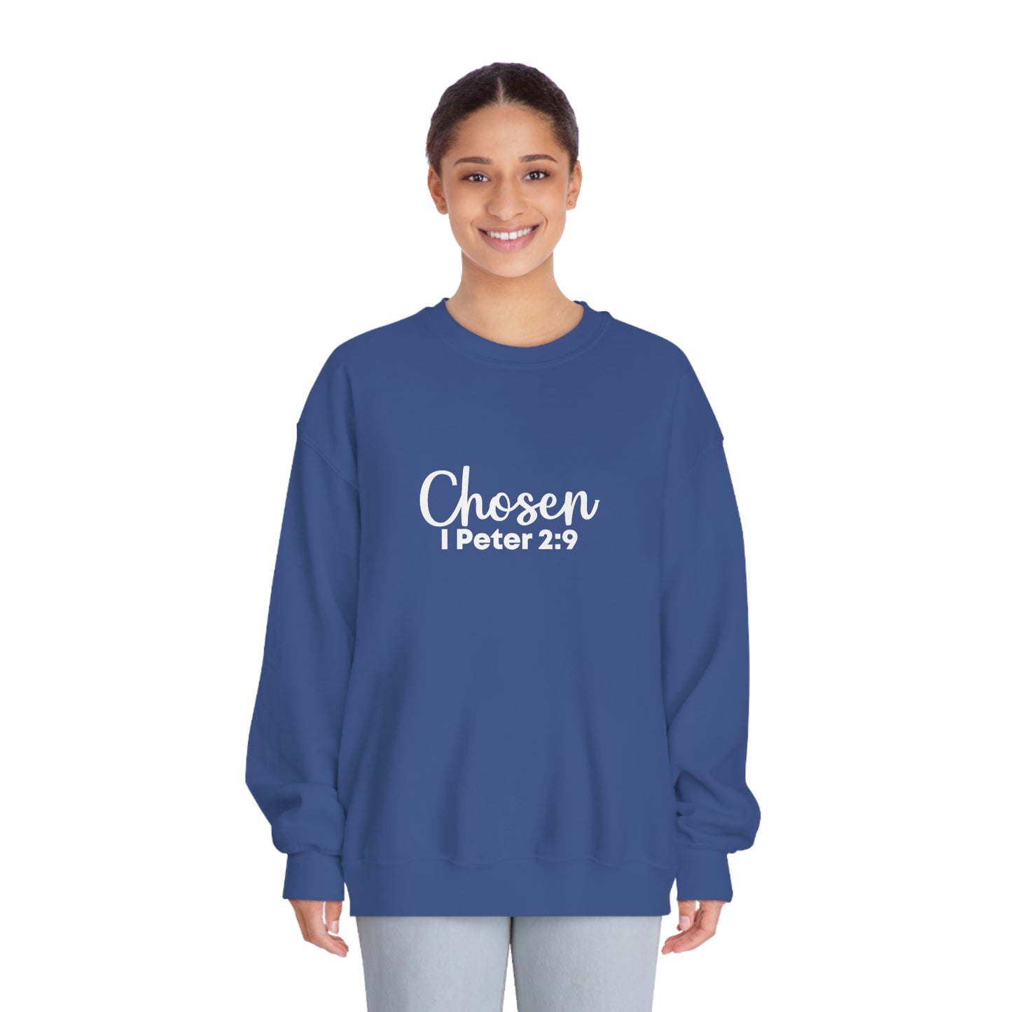 Chosen Unisex DryBlend® Crewneck Sweatshirt