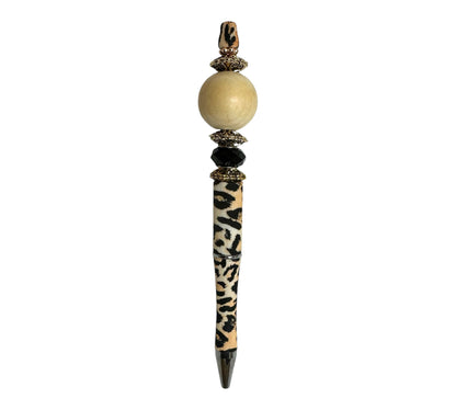 Animal Print Wood Pen