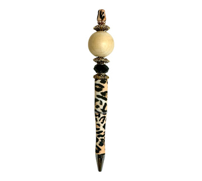 Animal Print Wood Pen